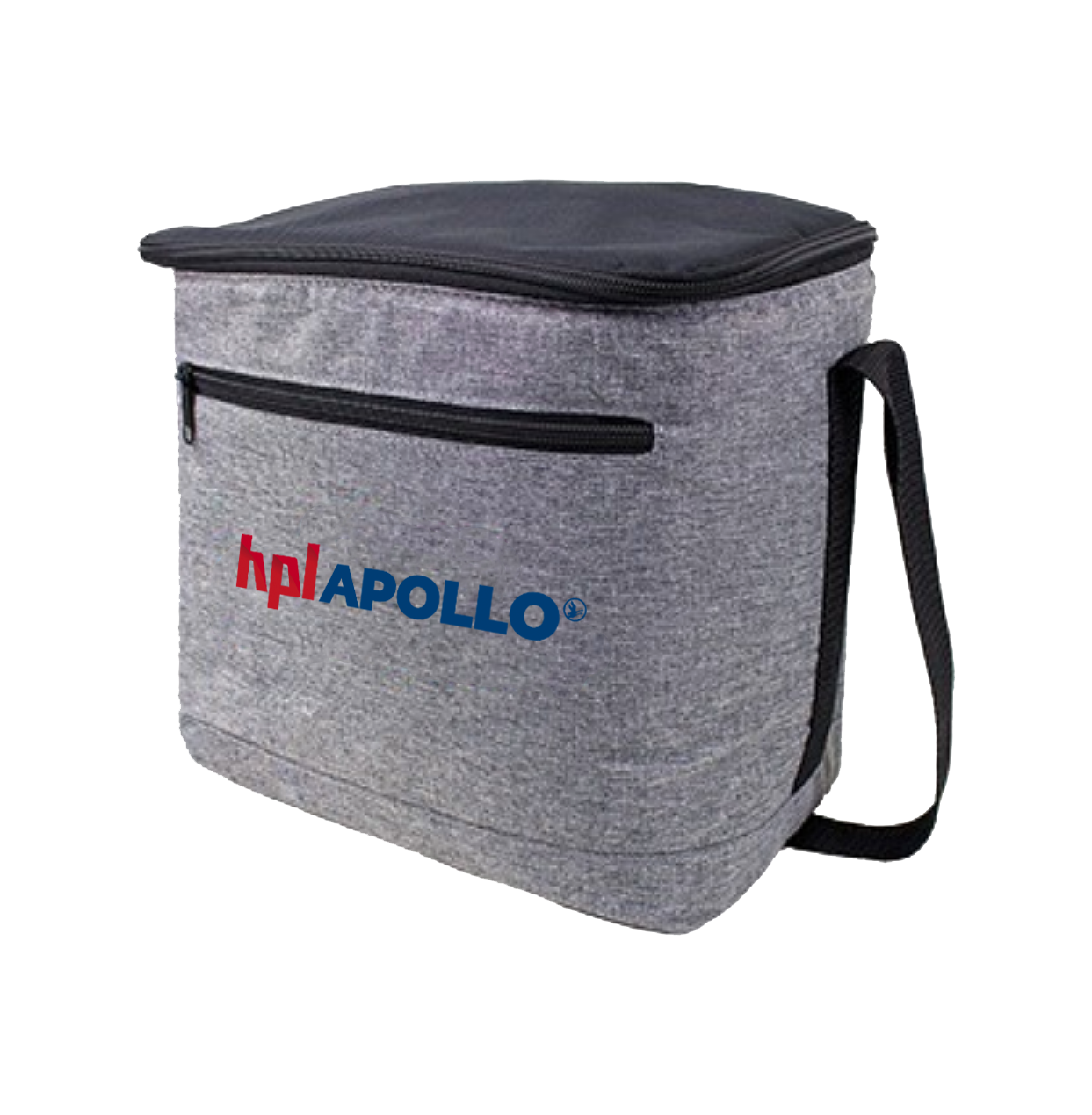 Gray cooler bag for tall sports bottles & holds up to 16 cans - Item # PNYMT-HMLKP Vs 2