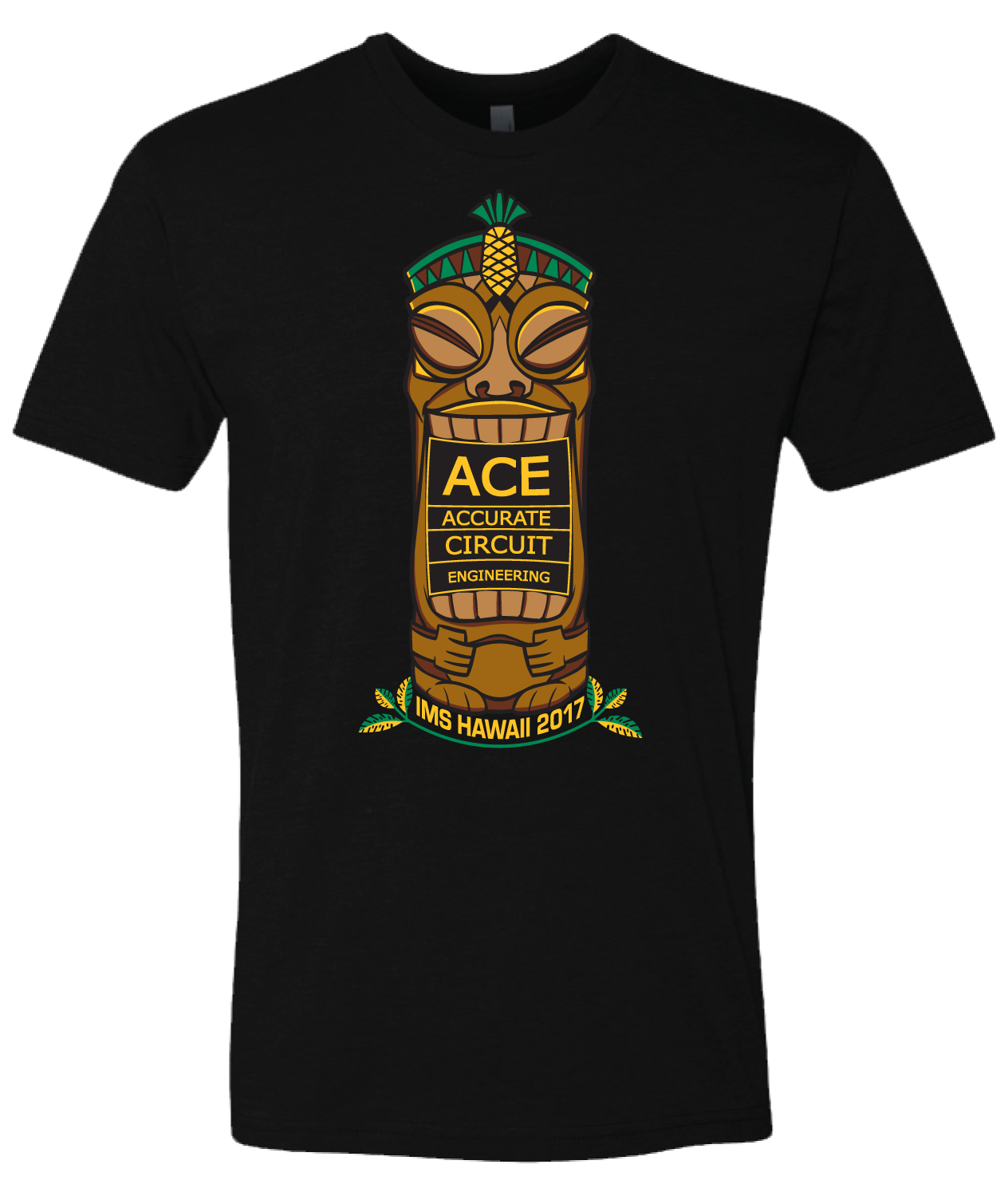 Accurate Circuit - Hawaii Tiki Tshirt
