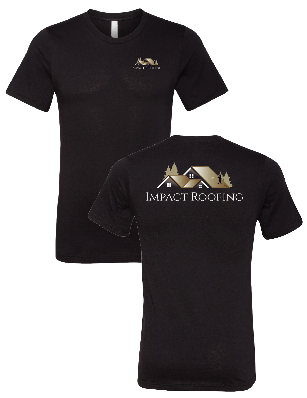 Impact Roofing Tee - Black