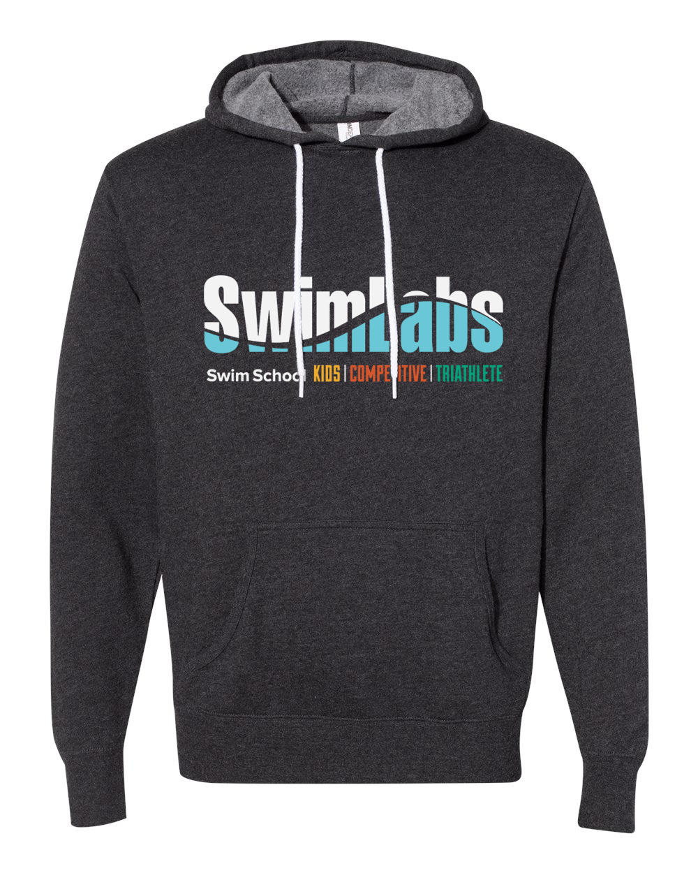 Unisex Lightweight Hooded Sweatshirt AFX90UN Charcoal Heather