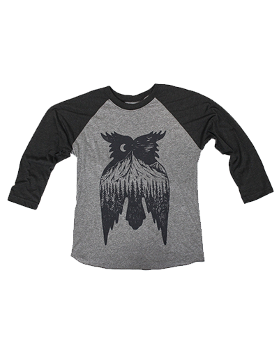 Owlscape Raglan