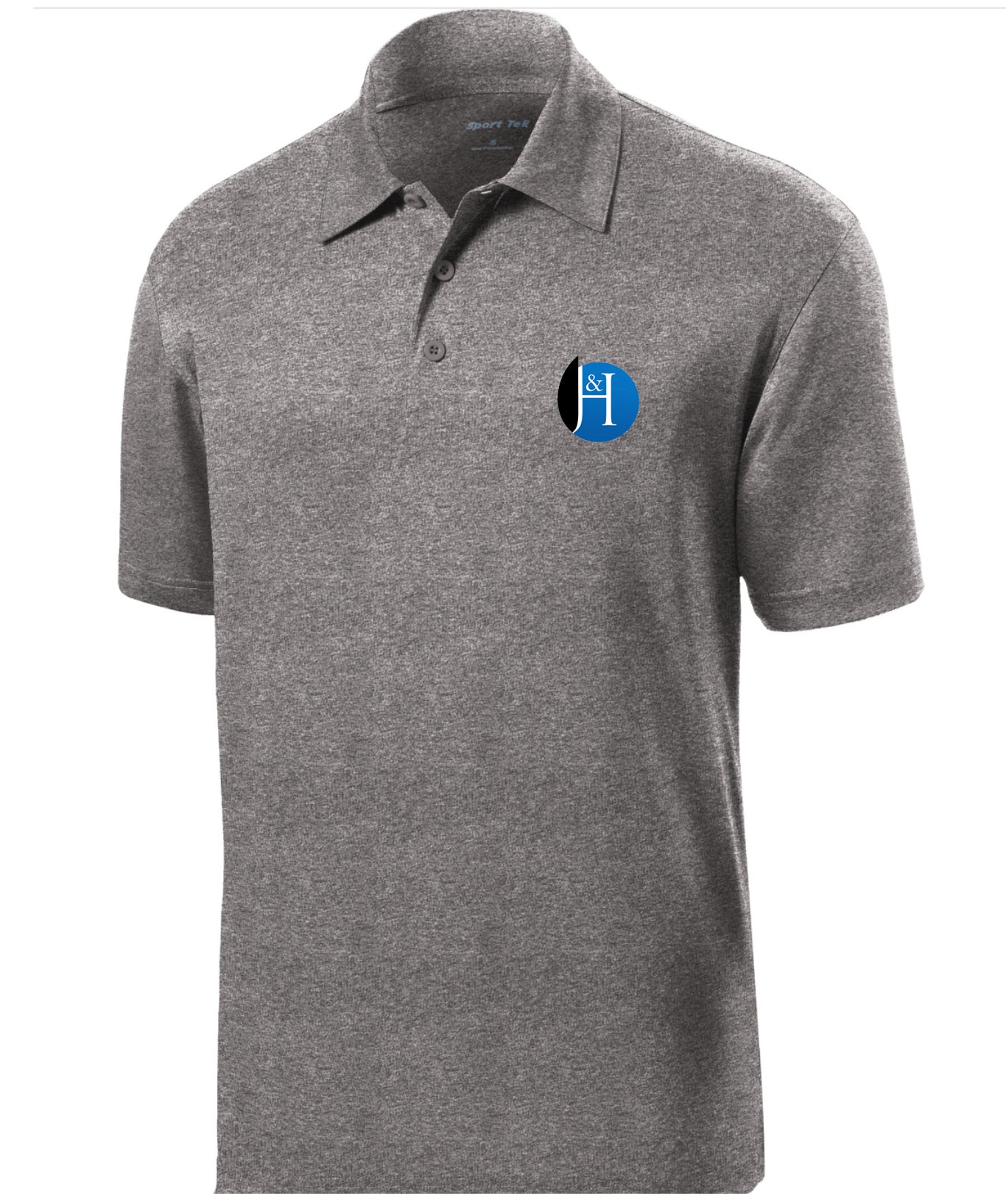 J&H - *New Logo Mens Polo (Vintage Heather)