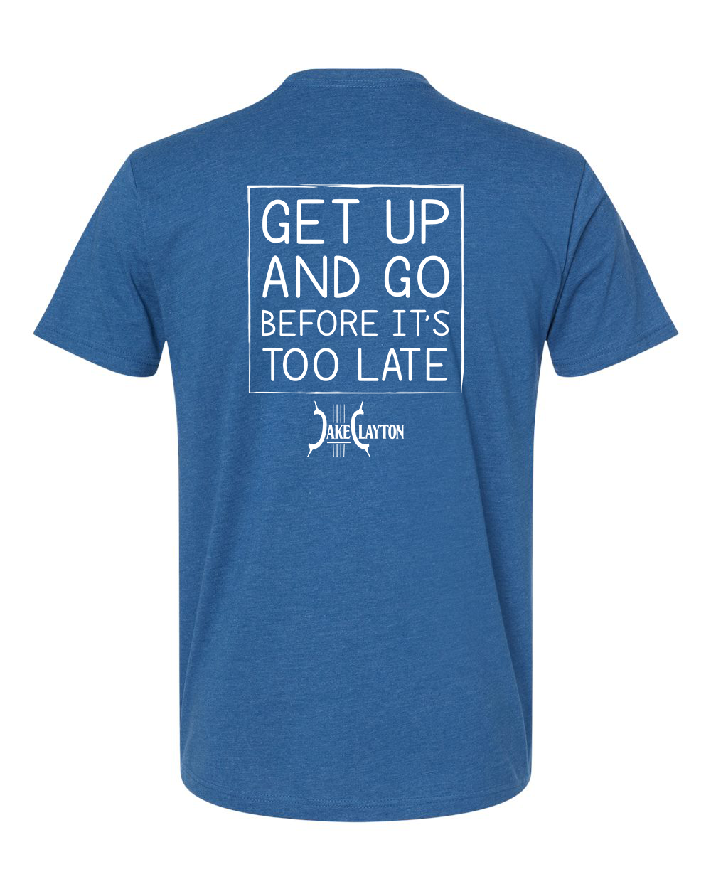 Jake Clayton - Why Wait? Tee - Cool Heather Blue