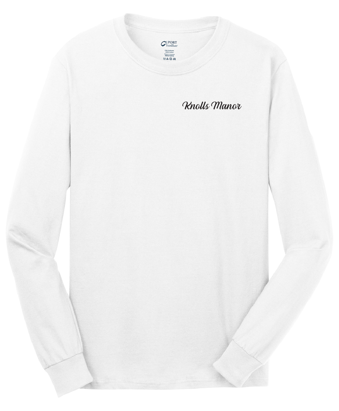 Knolls Manor - Mens - Port & Company® - Long Sleeve Core Cotton Tee