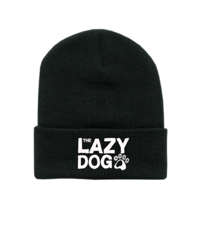 Lazy Dog - Text Beanie
