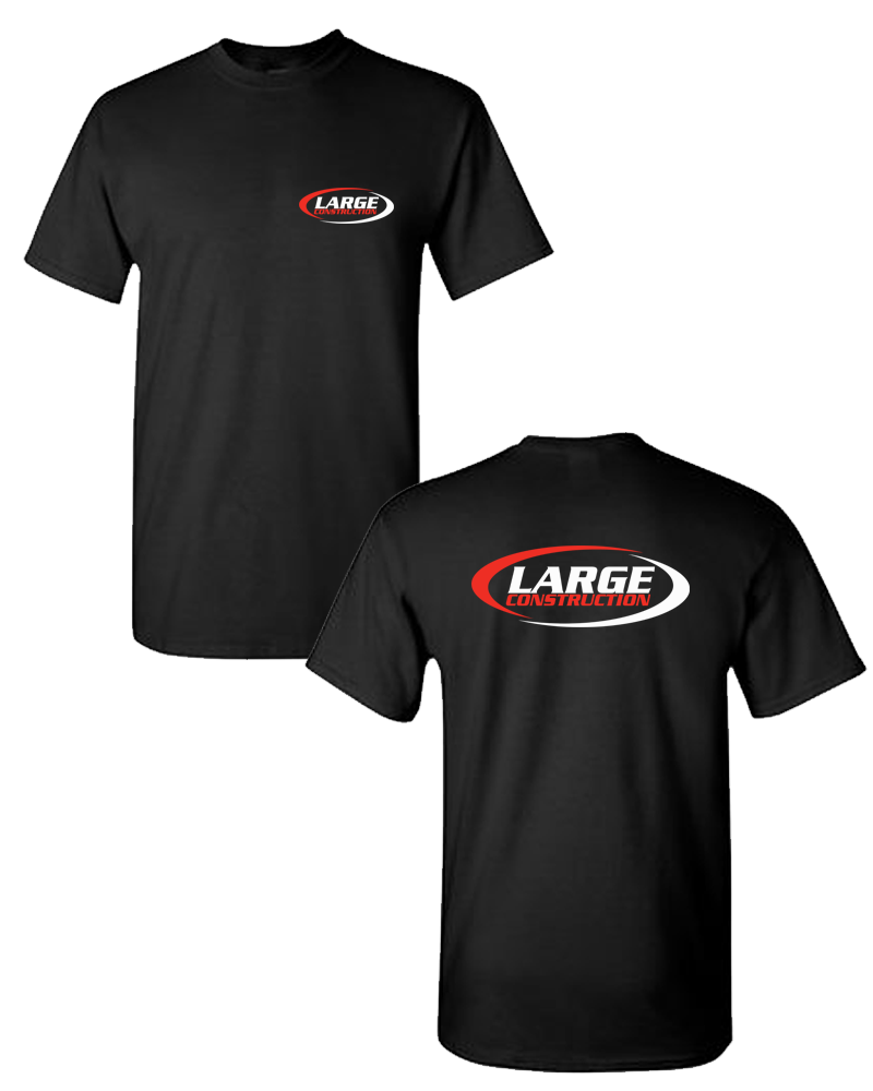 Large Construction - LIGHTWEIGHT Men's Tee (Black)