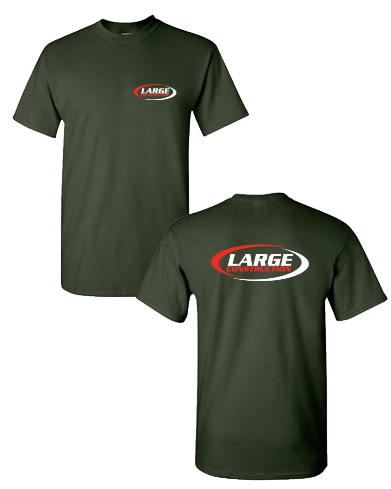 Large Construction - LIGHTWEIGHT Men's Tee (Forest)