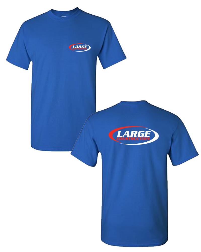 Large Construction - LIGHTWEIGHT Men's Tee (Royal)