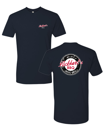 Lockhart's BBQ - Men's Tee (Navy)
