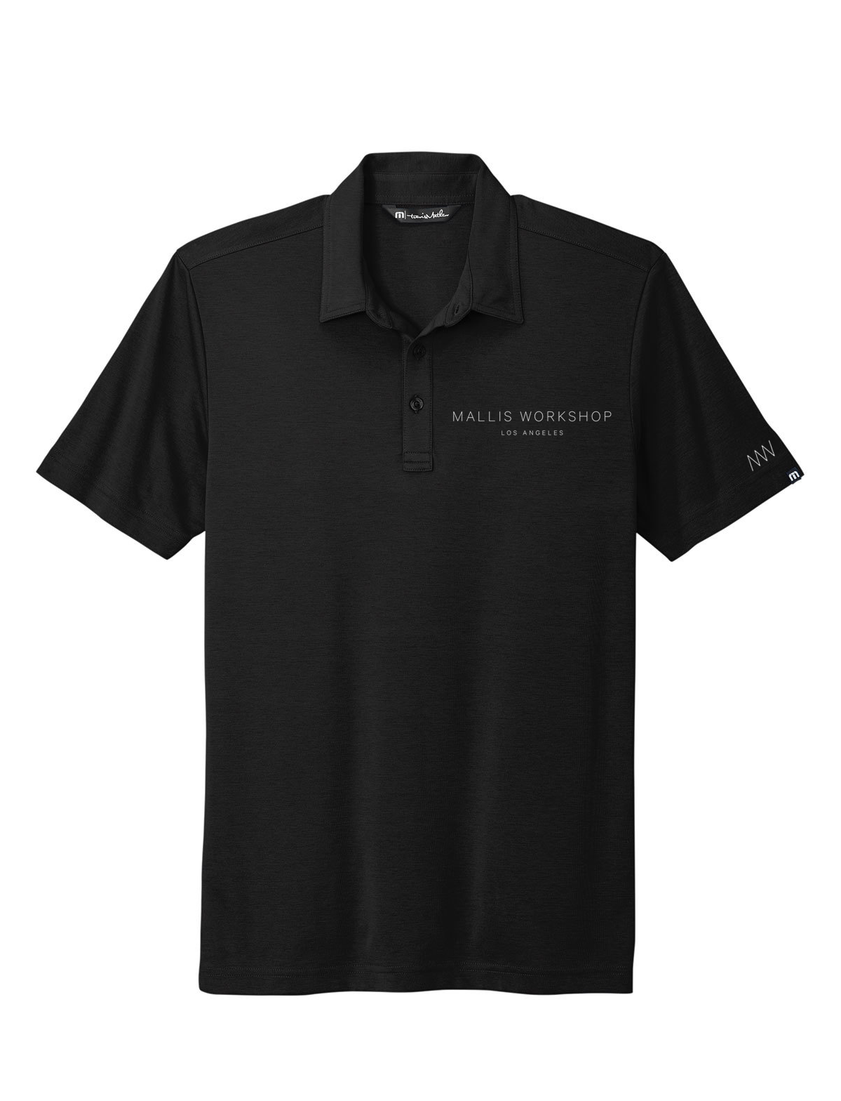 Mallis Workshop Travis Mathew Black Polo