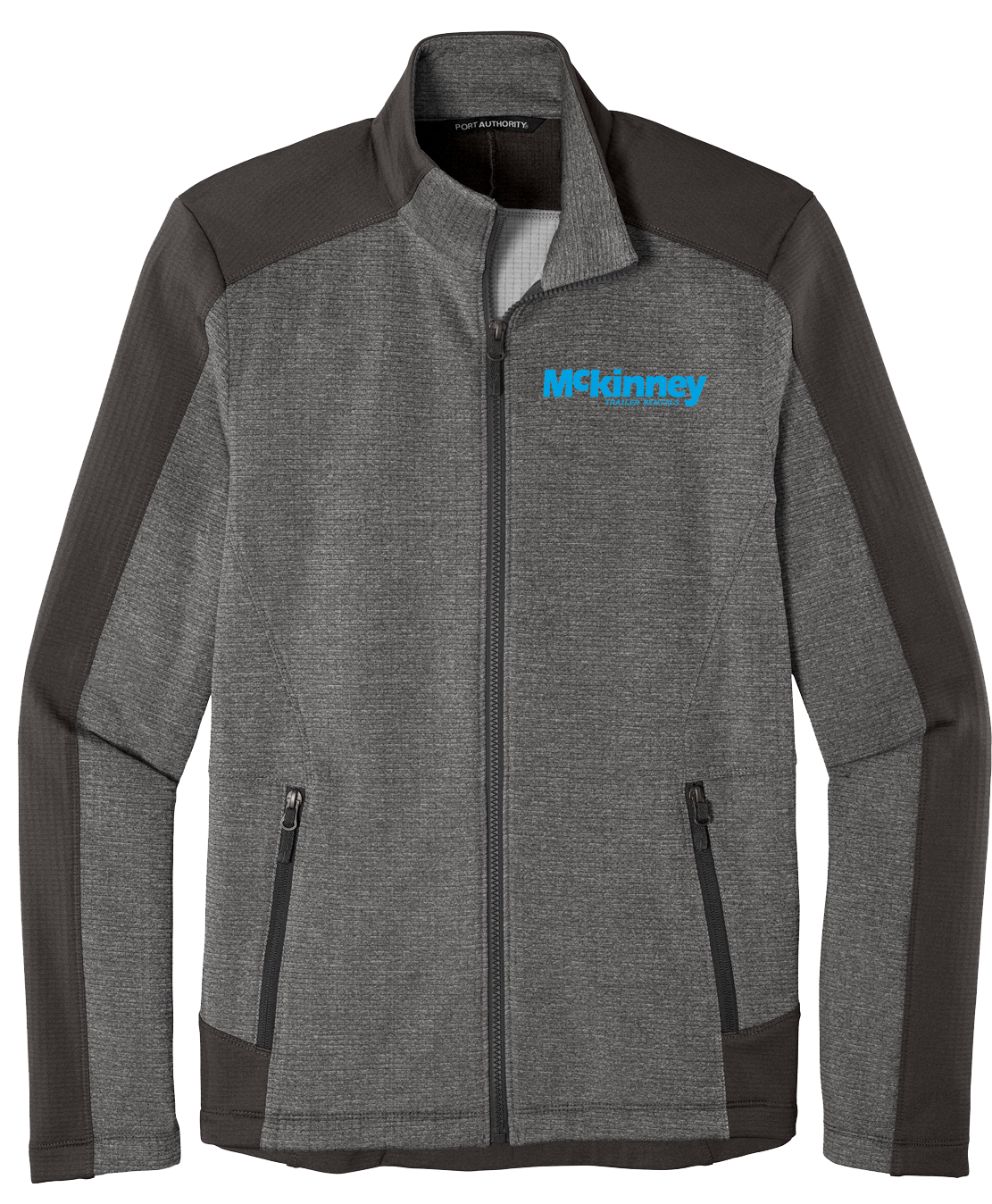 Mckinney - Port Authority® Grid Fleece Mens Jacket