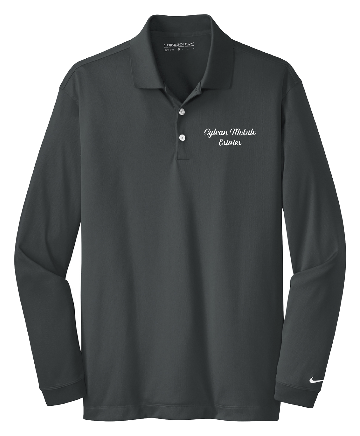Sylvan Mobile Estates - Mens - Nike Long Sleeve Dri-FIT Stretch Tech Polo