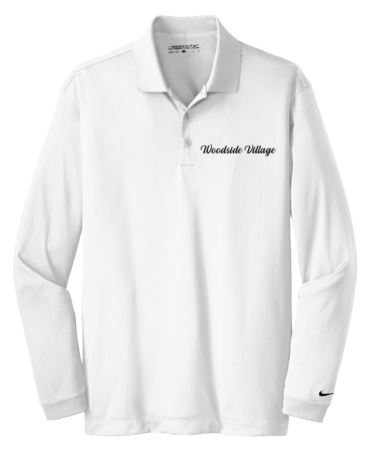 Woodside Village - Mens - Nike Long Sleeve Dri-FIT Stretch Tech Polo
