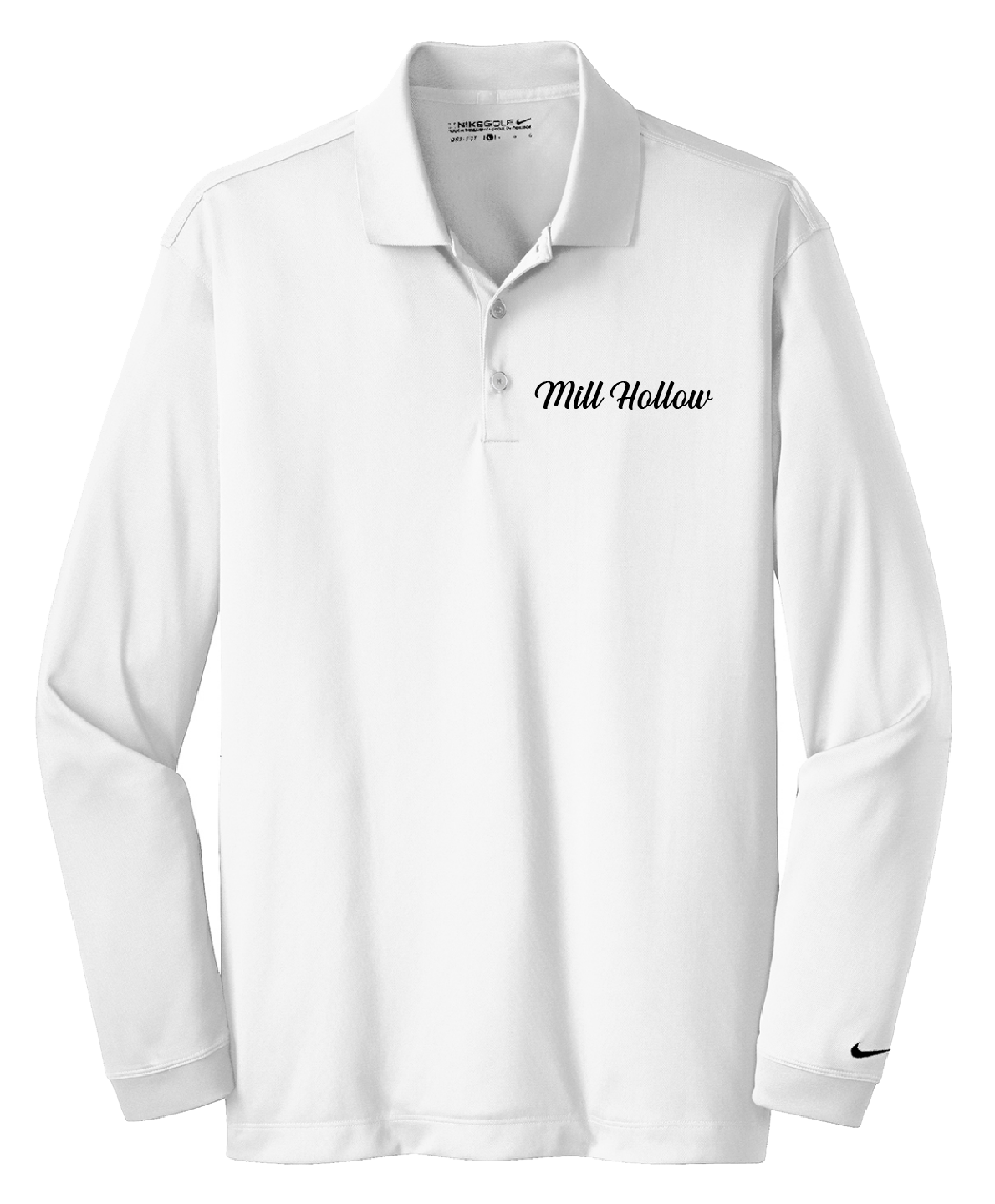 Mill Hollow - Mens - Nike Long Sleeve Dri-FIT Stretch Tech Polo
