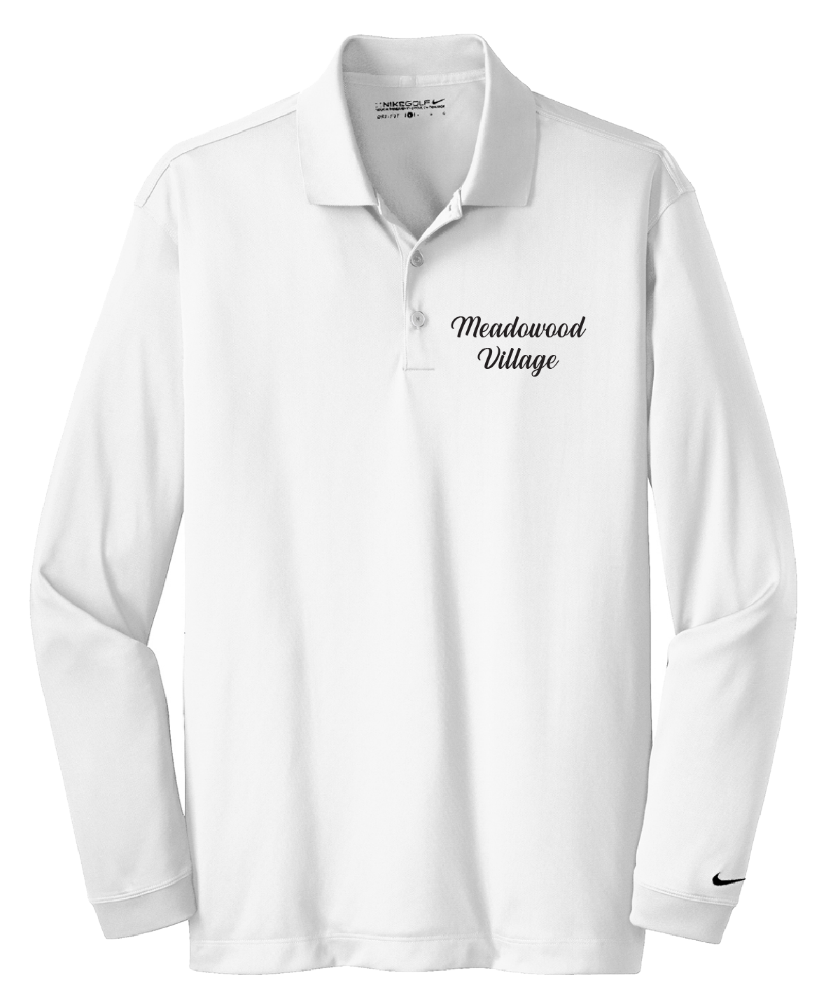 Meadowood Village - Mens - Nike Long Sleeve Dri-FIT Stretch Tech Polo
