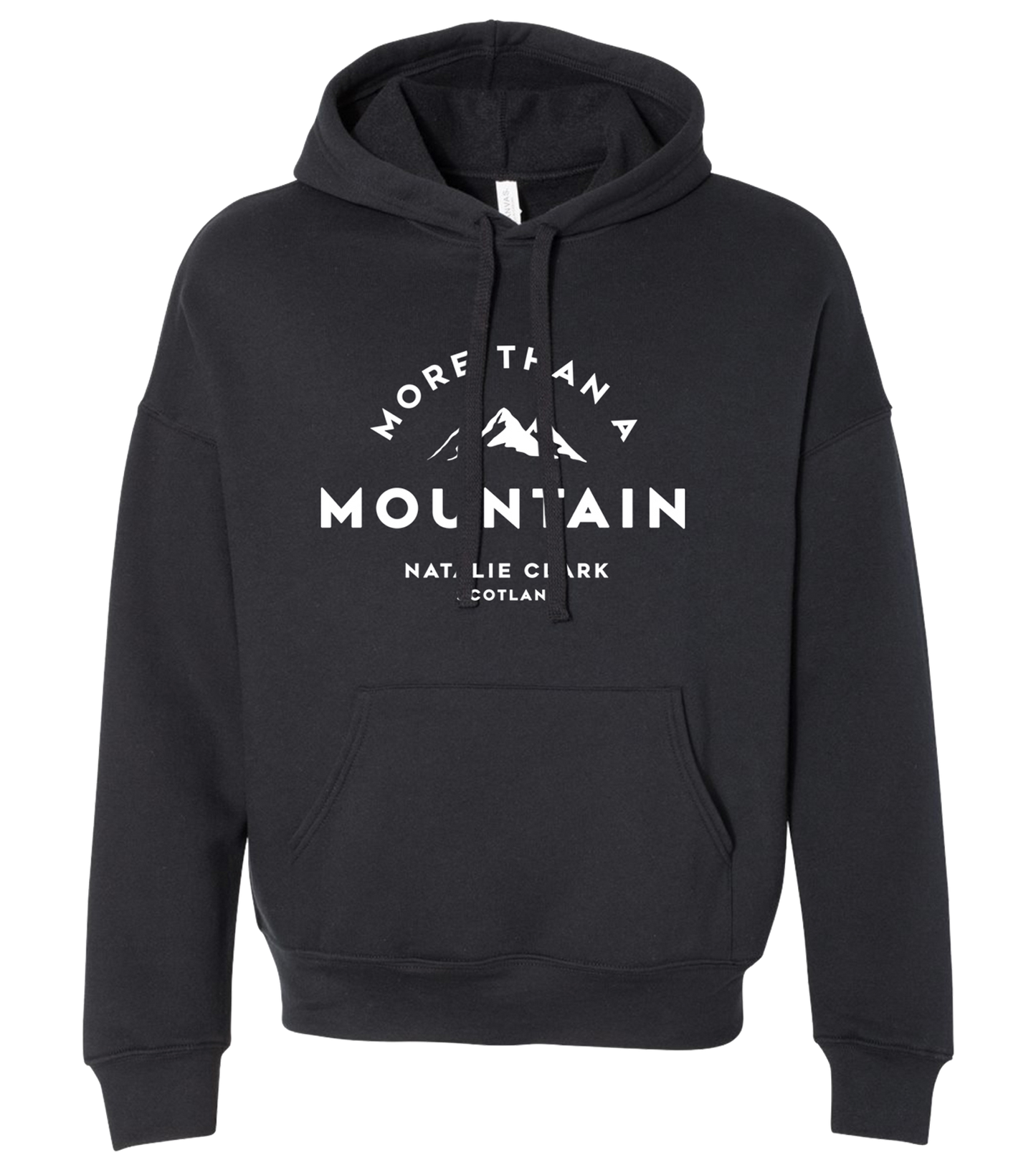NATALIECLARK - BLACK 'MOUNTAIN' HOODIE