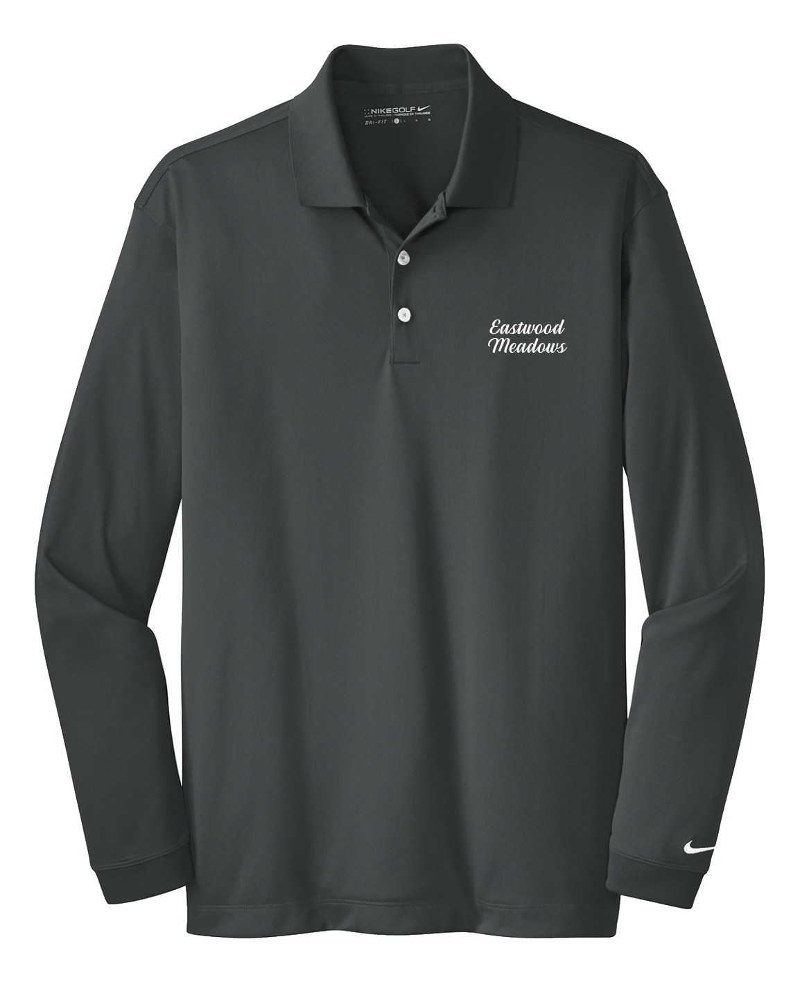 Eastwood Meadows - Mens - Nike Long Sleeve Dri-FIT Stretch Tech Polo