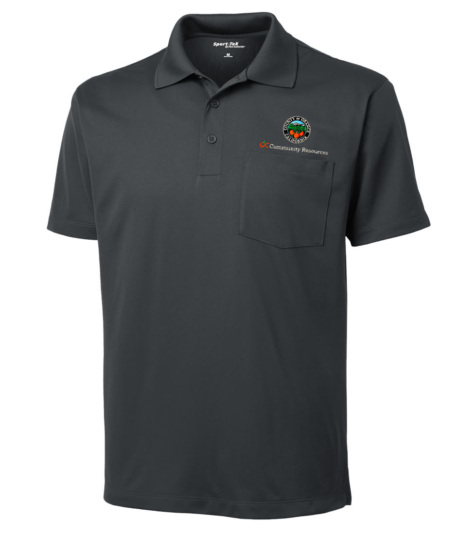 Mens Sport-Tek® Micropique Sport-Wick® Pocket Polo