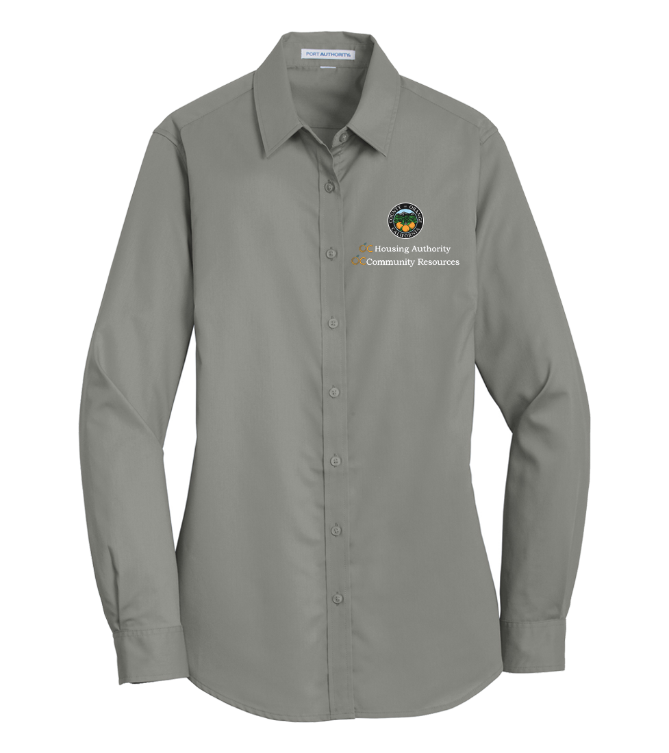 Ladies Port Authority® SuperPro™ Twill Shirt (OCHA)