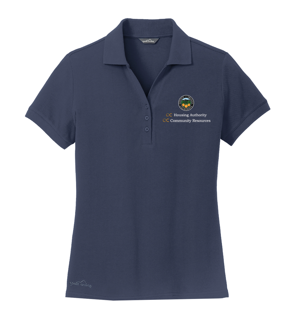 Ladies Eddie Bauer® Cotton Pique Polo (OCHA)