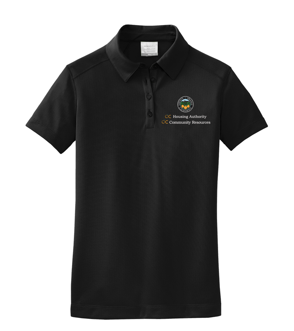 Ladies Nike Dri-FIT Pebble Texture Polo (OCHA)