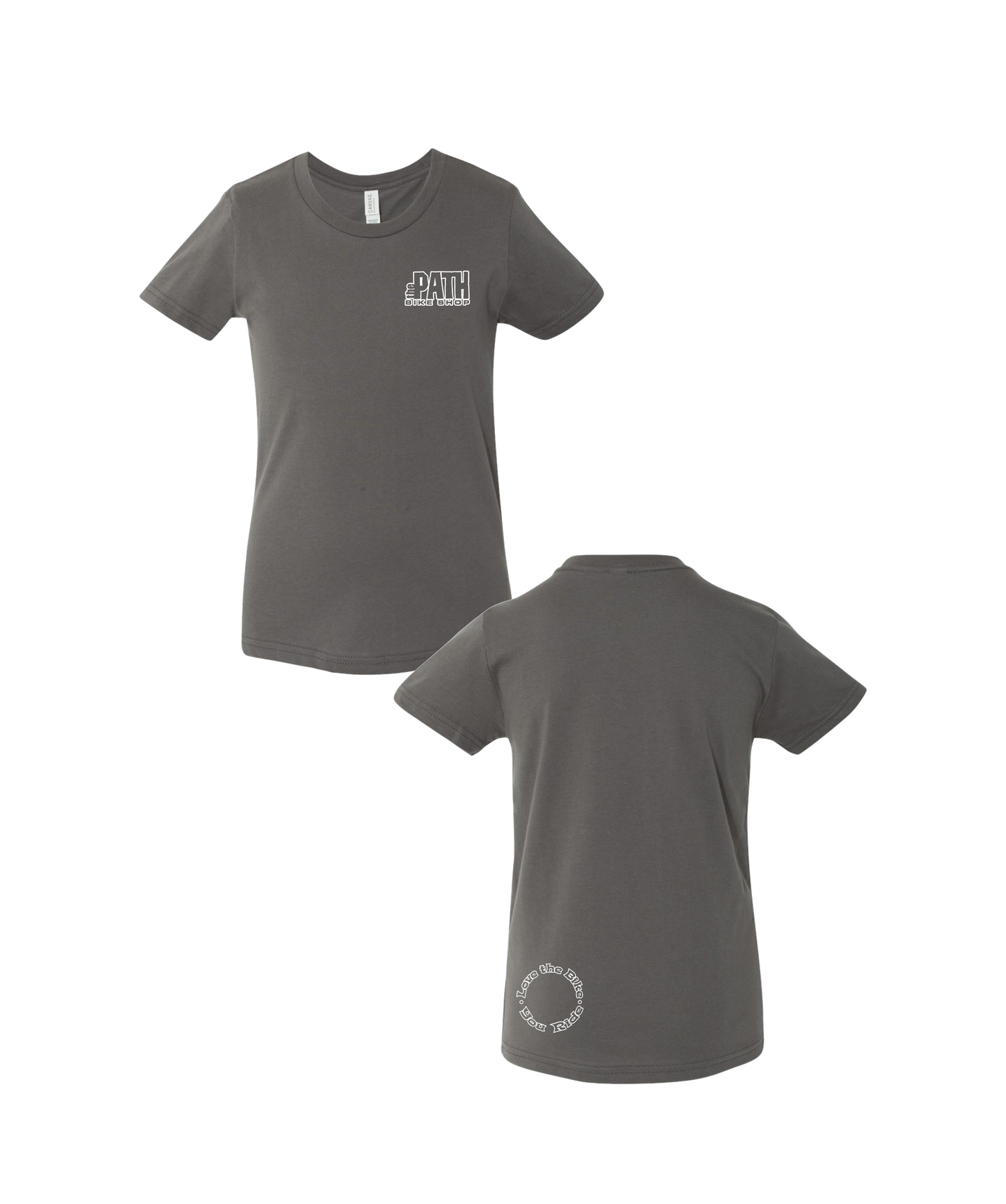 The Path - Logo Tee Youth (Asphalt) 3001Y