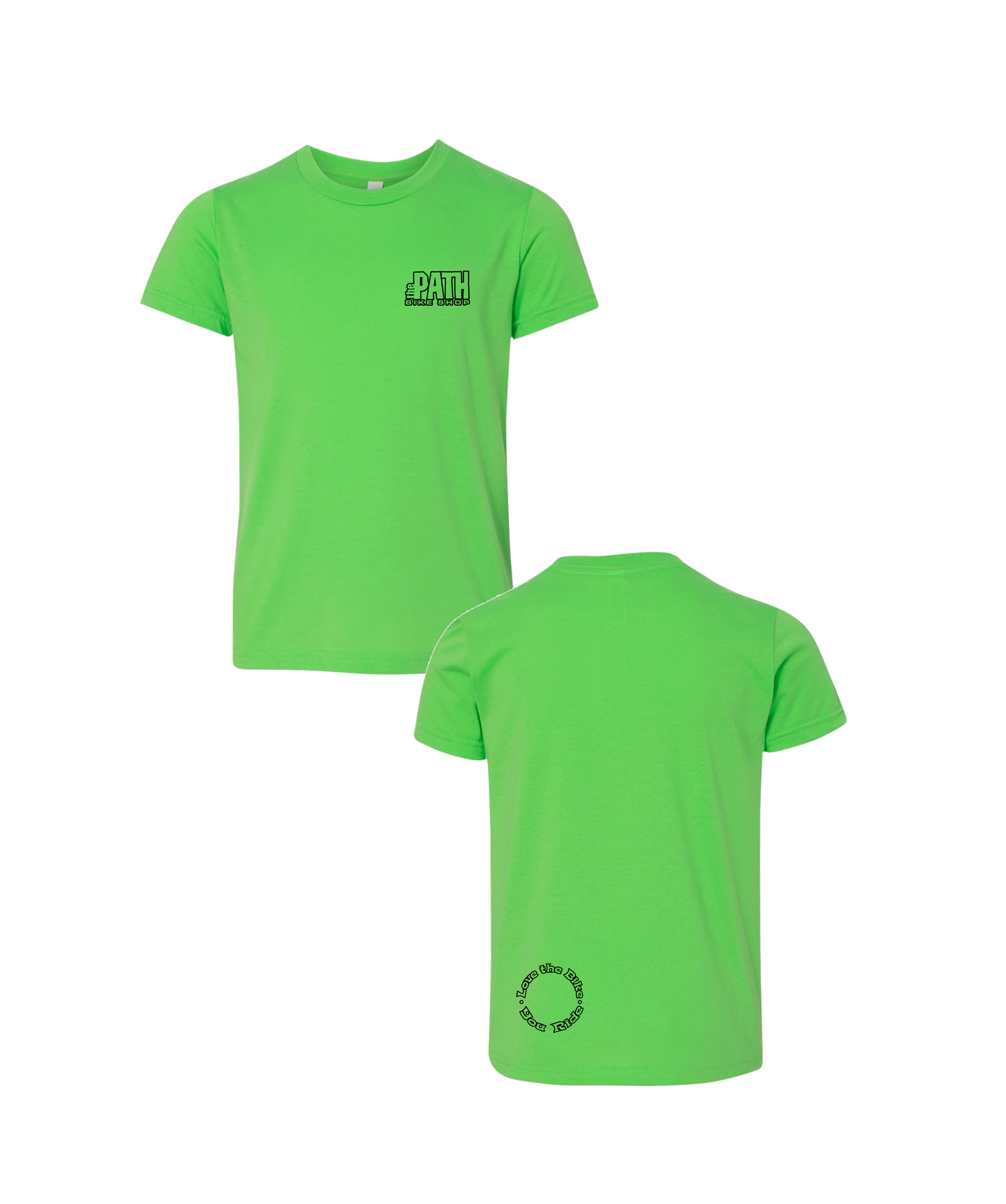 The Path - Logo Tee Youth (NEON GREEN) 3001Y