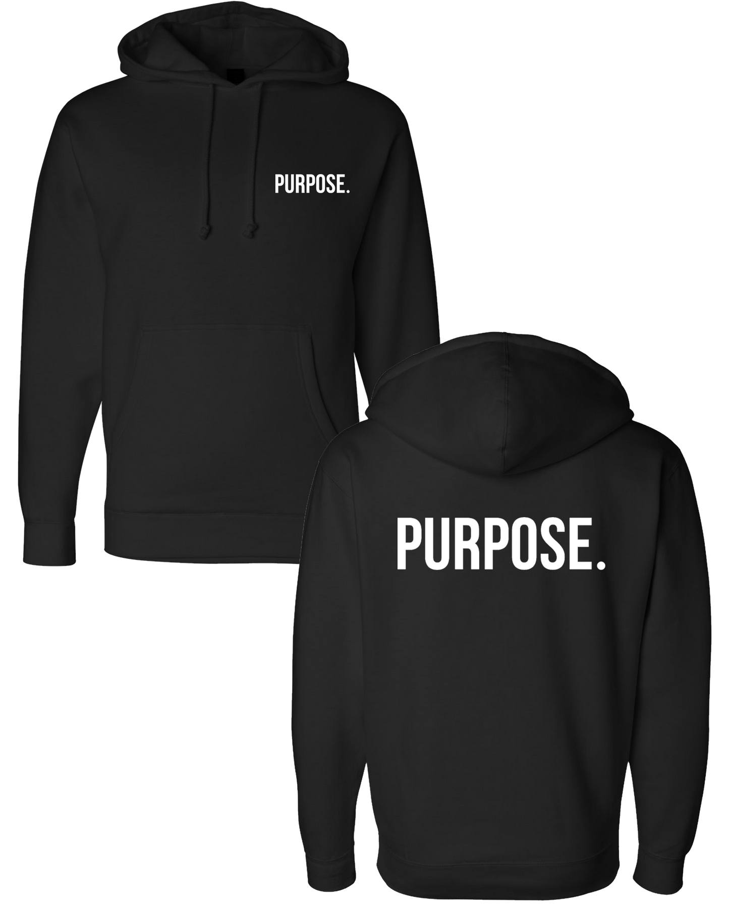 Purpose - Left Chest & Back Logo Hoodie