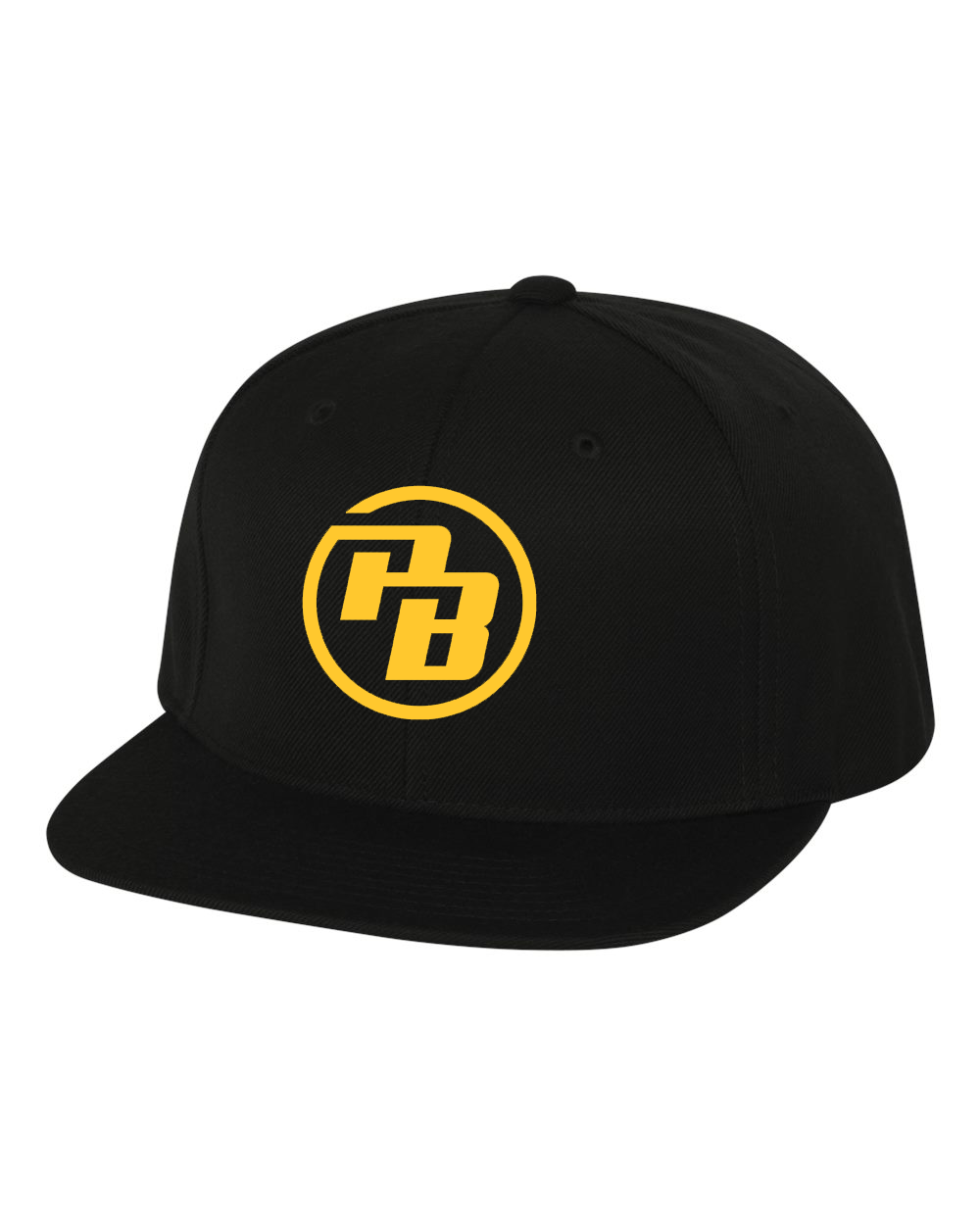 Premier Baseball Black Flat Bill Cap