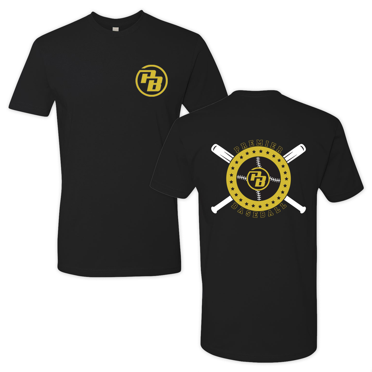 Premier Baseball Logo Tee - Black