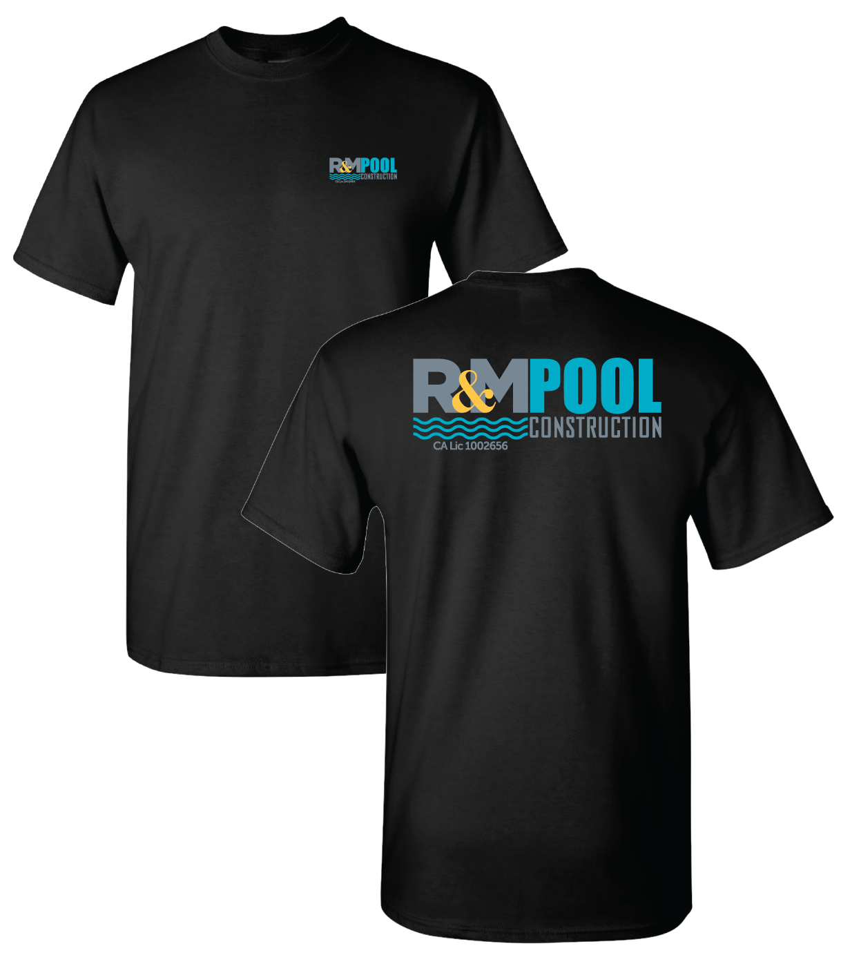 R&M - Black Heavyweight Tee