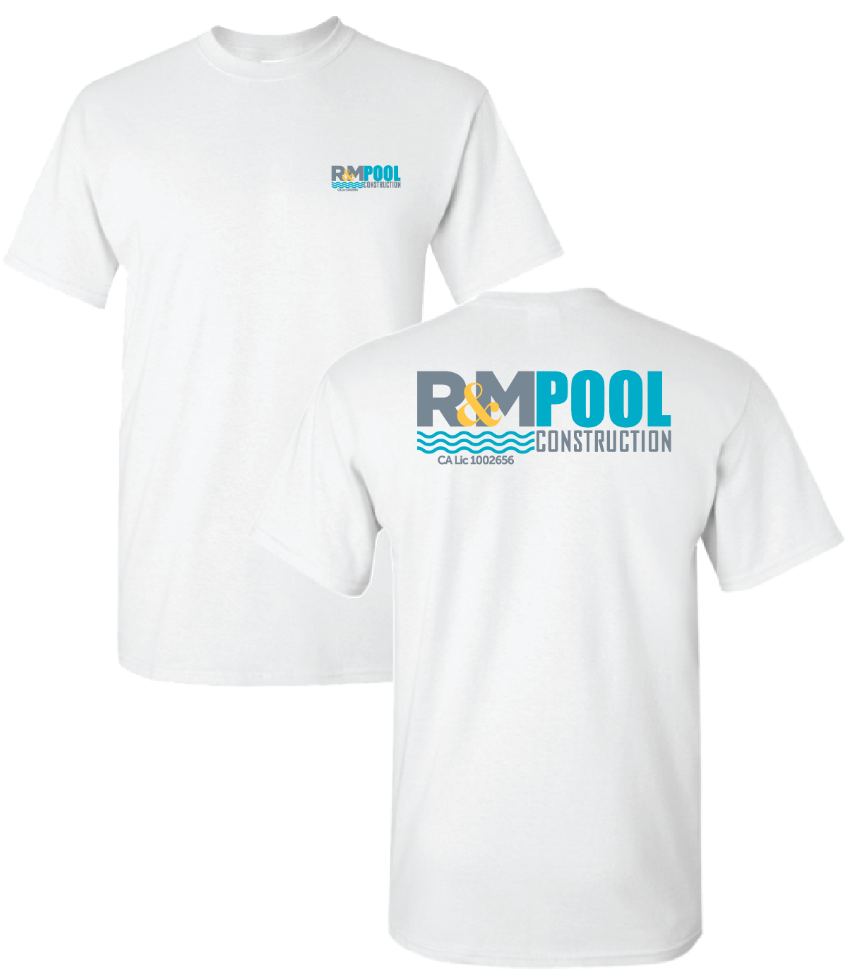 R&M - Heavyweight White Tee