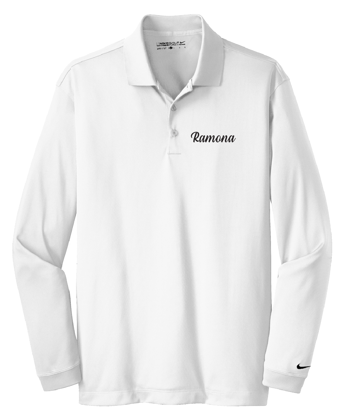 Ramona - Mens - Nike Long Sleeve Dri-FIT Stretch Tech Polo