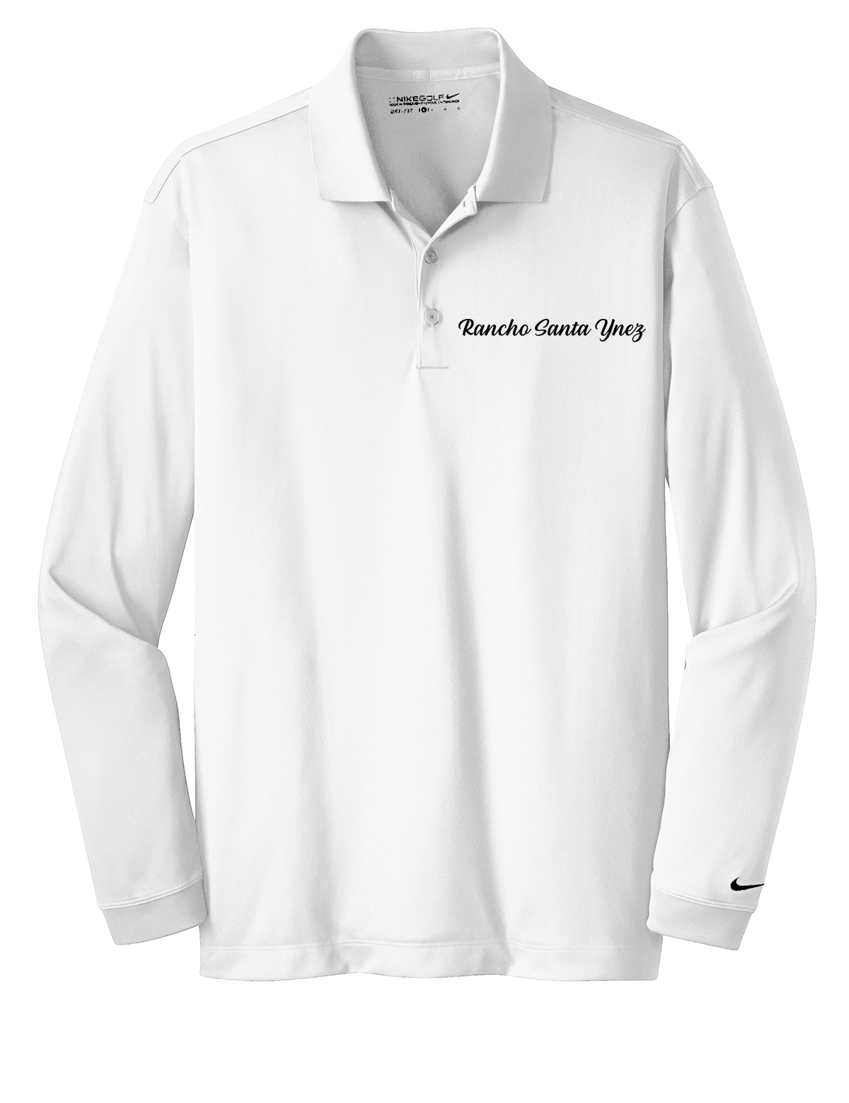 Rancho Santa Ynez - Mens - Nike Long Sleeve Dri-FIT Stretch Tech Polo