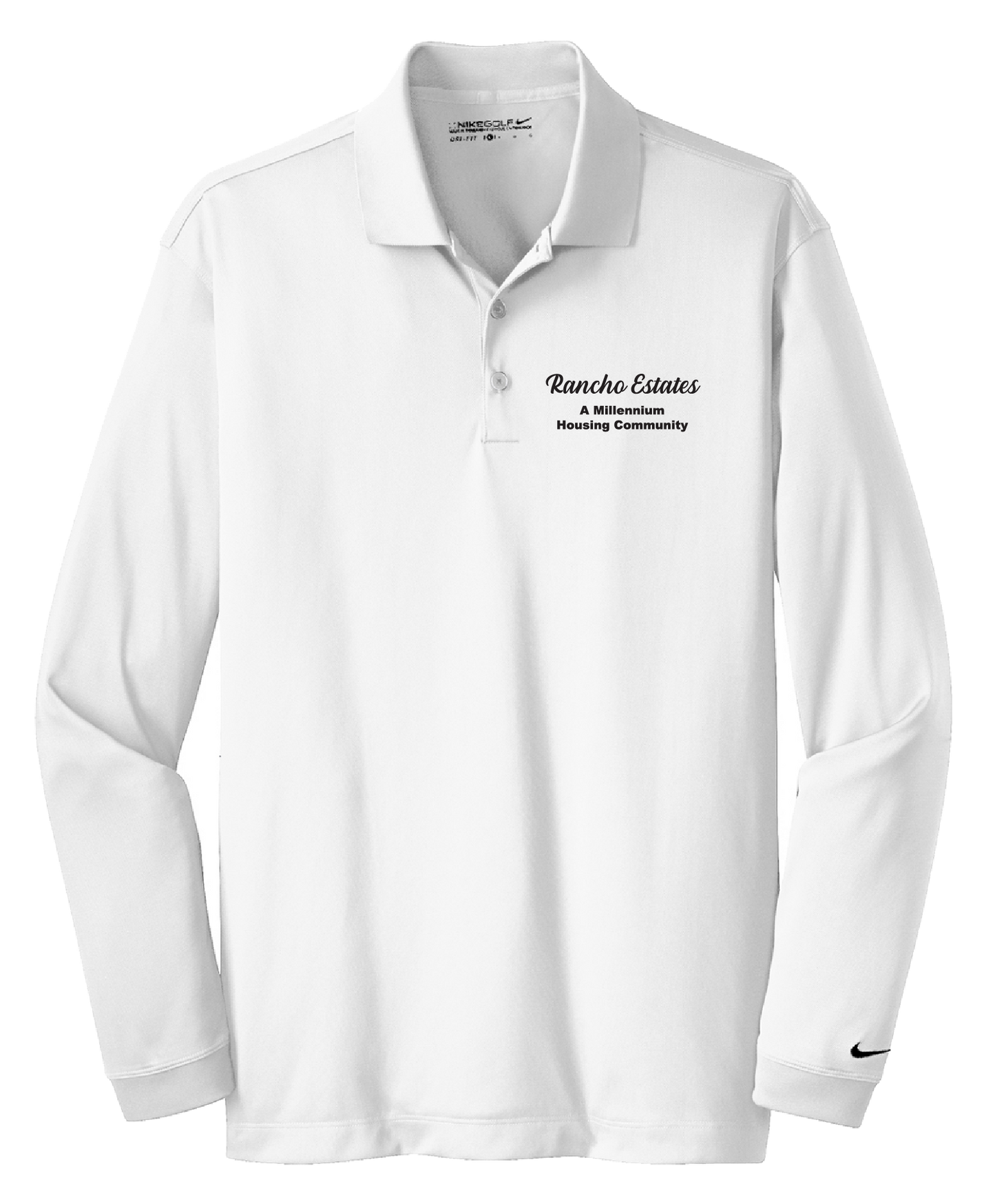 Rancho Estates - Mens - Nike Long Sleeve Dri-FIT Stretch Tech Polo