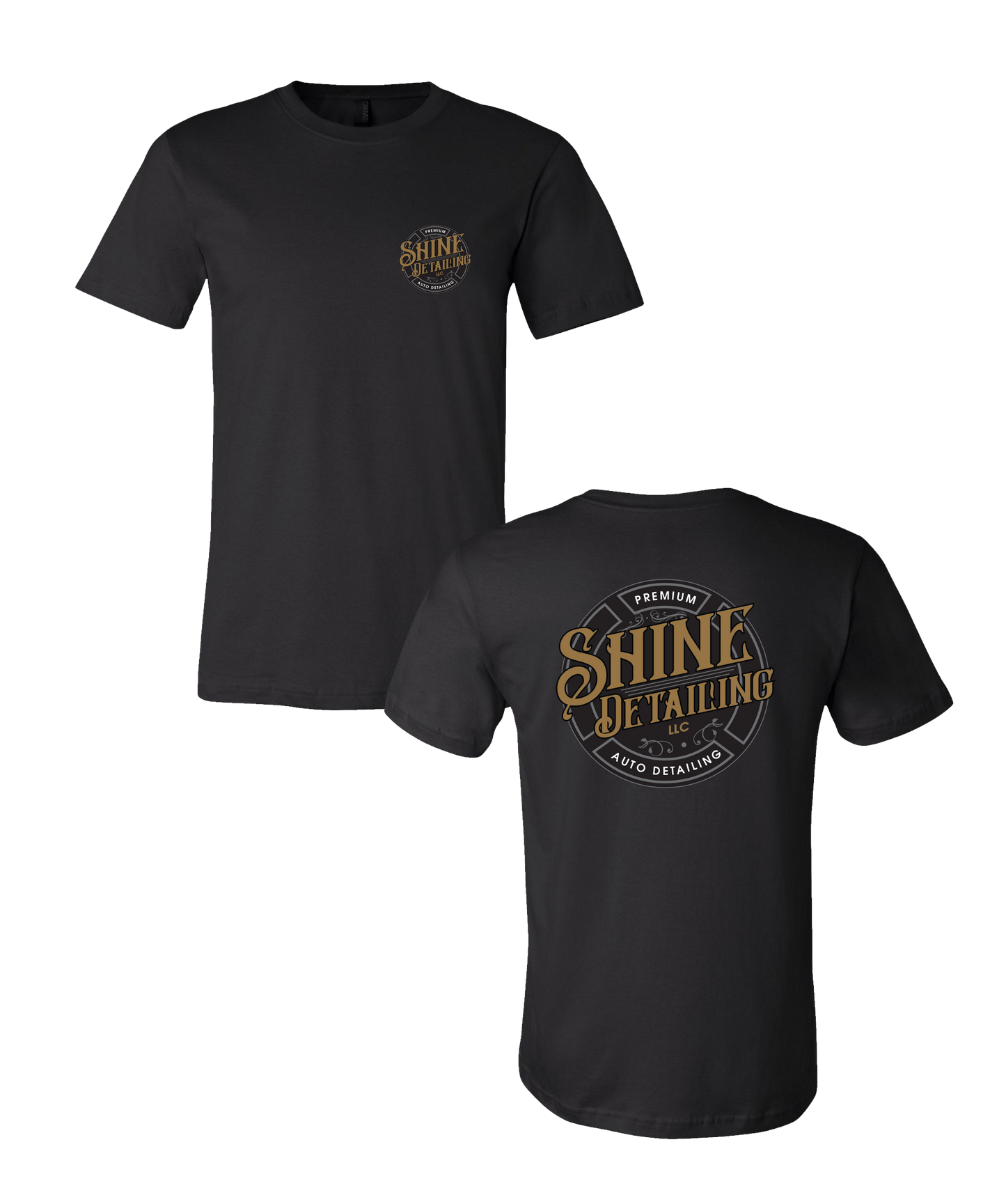 SHINE DETAILING - (BRONZE) LOGO TSHIRT