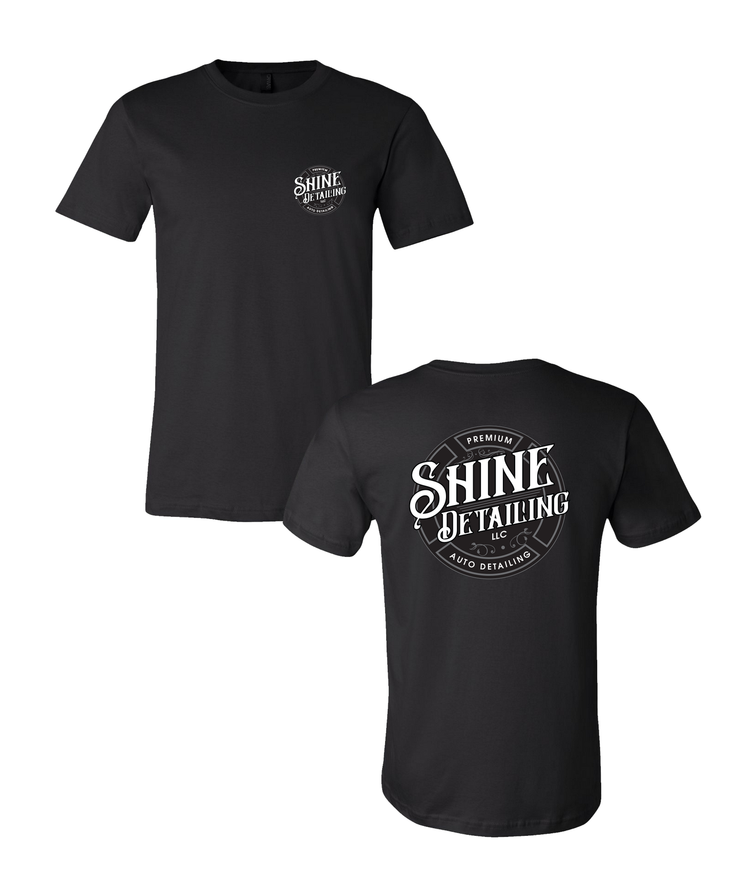 SHINE DETAILING - LOGO TSHIRT (BLACK)