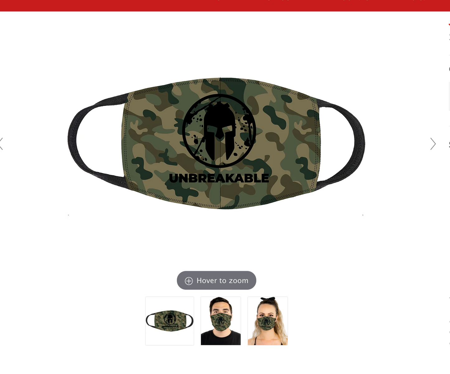 Sublimated FaceMask - Full Color