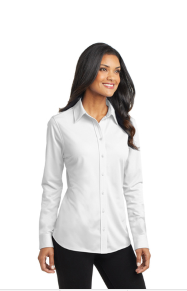 Delinte - Ladies Knit Dress Shirt