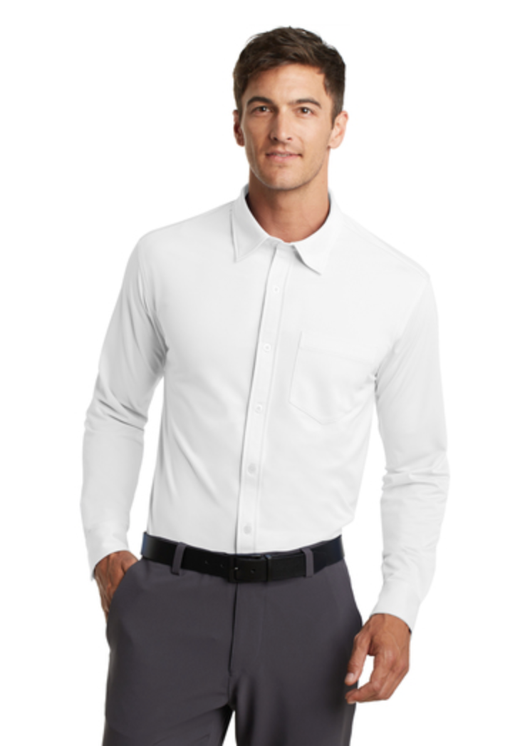 Delinte - Mens Knit Dress Shirt