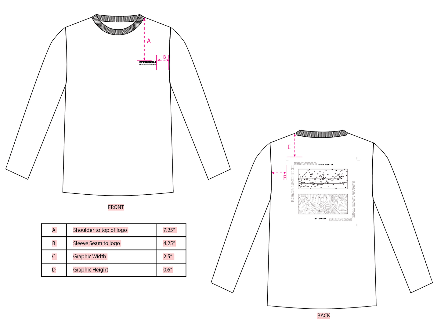 District ® Perfect Tri ® Long Sleeve Tee - White