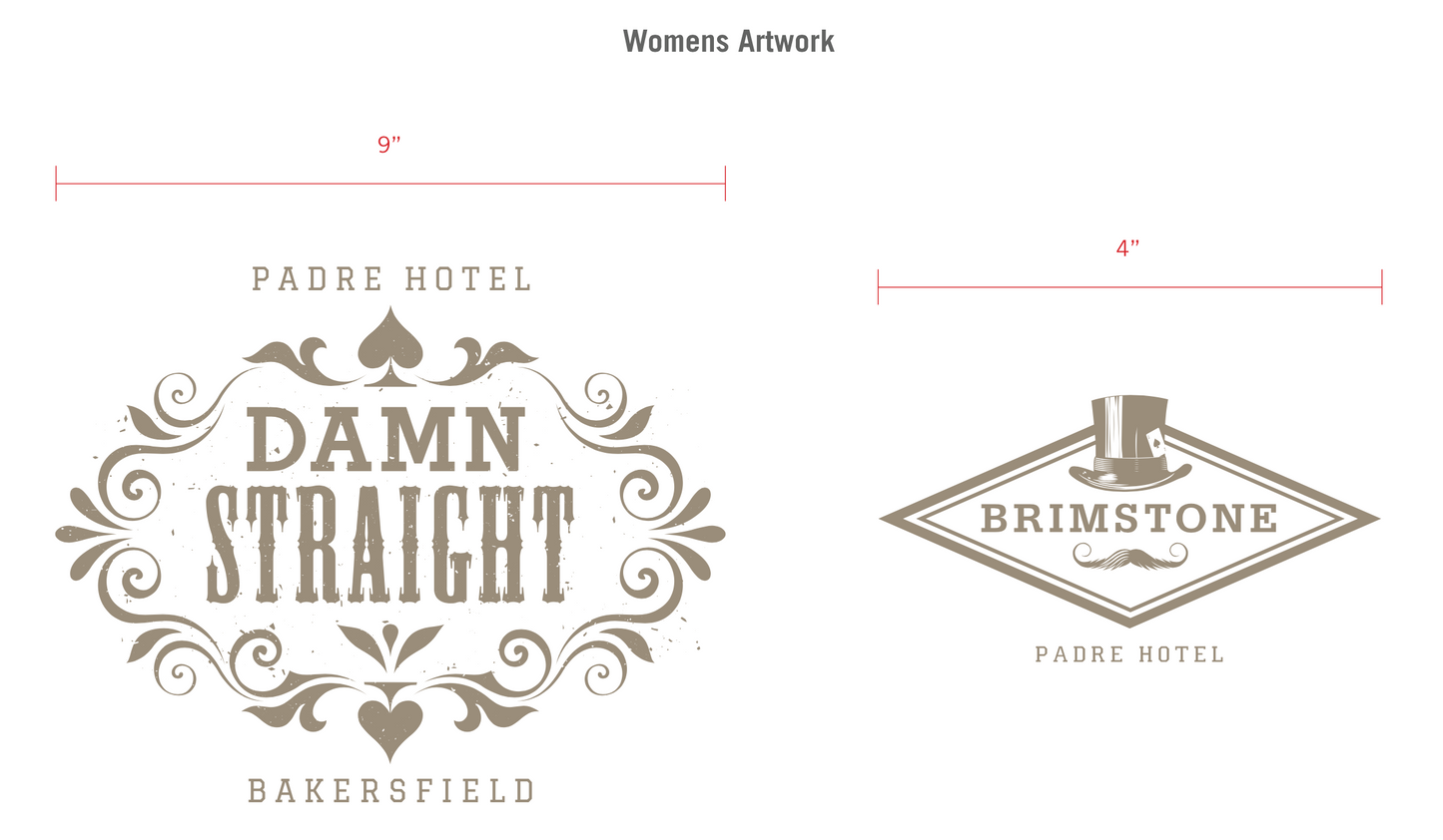 Padre Hotel Brimstone - Girls 3900 Tee *Discharge