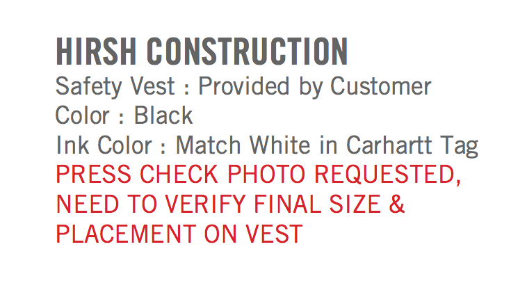 Hirsh - Safety Vest