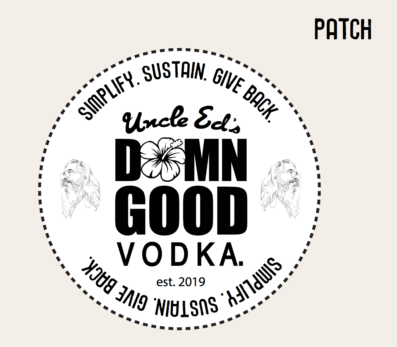 UNCLE ED - Woven Patch (300 Minimum)