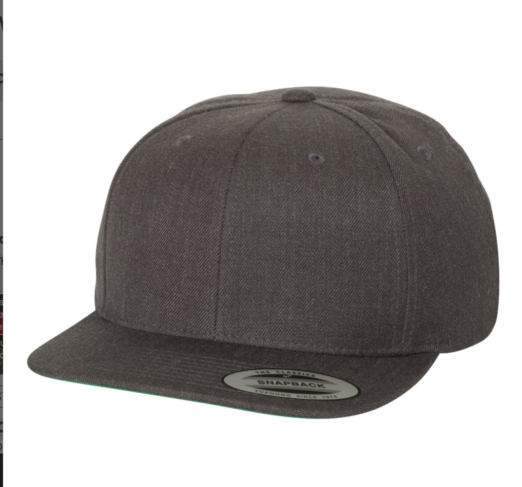 1886 - Yupoong - Classics™ Flat Bill Snapback Cap - 6089M