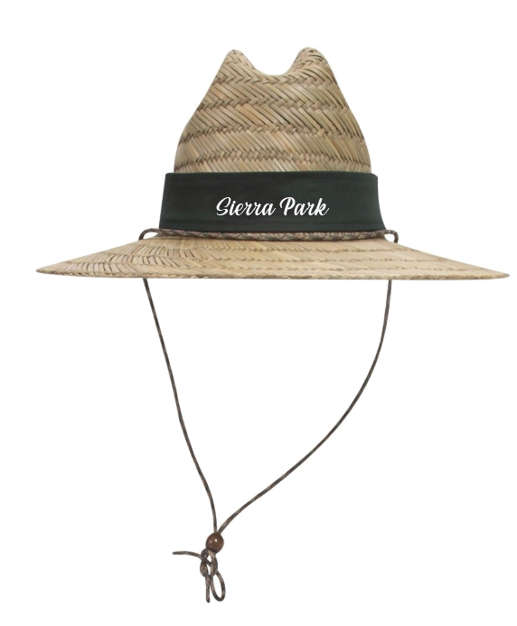 Sierra Park - Natural Straw Lifeguard Hat