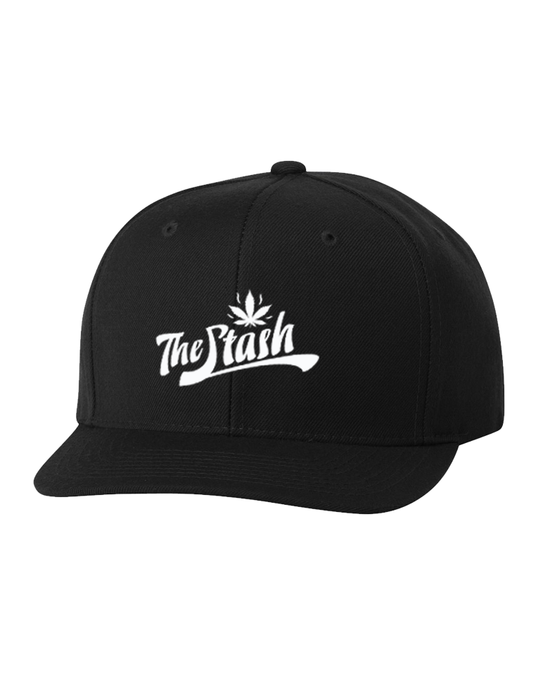 Stash - Logo Snapback (Black)