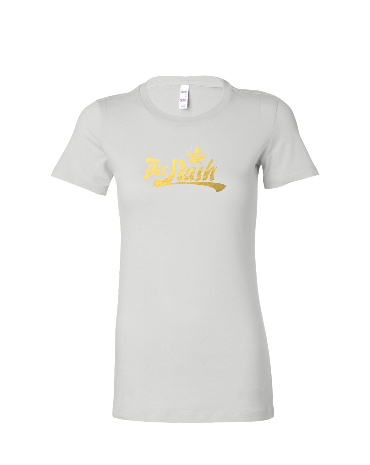 Stash - Womens FOIL Logo Tee (White)