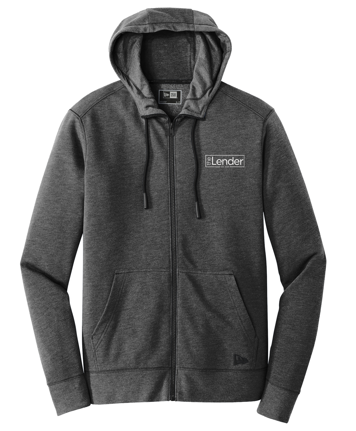 The Lender New Era® Tri-Blend Fleece Full-Zip Hoodie