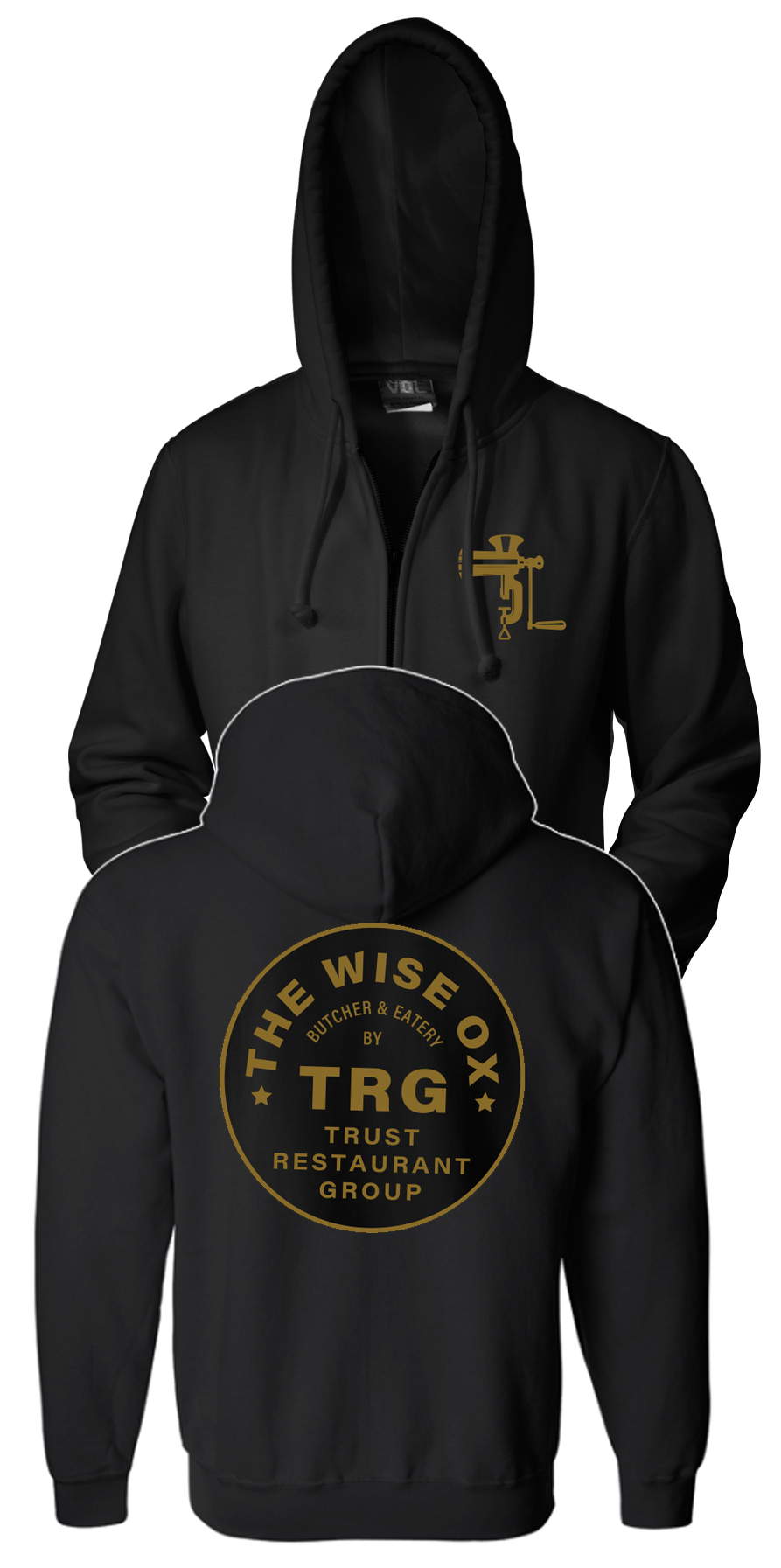 Wise Ox - Grinder Zip Hoodie
